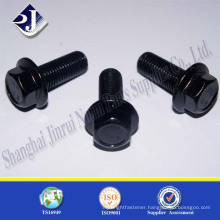 carbon steel bolt m32 10.9 grade 8.8 half full thread hex flange bolt